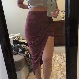 Kendall & Kylie Asymmetrical Skirt